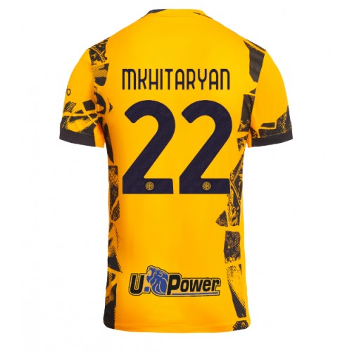 Dres Inter Milan Henrikh Mkhitaryan #22 Rezervni 2024-25 Kratak Rukav